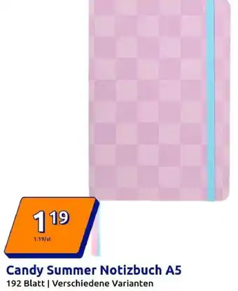 Action Candy Summer Notizbuch A5 Angebot