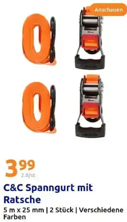Action C&C Spanngurt mit Ratsche Angebot