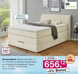 Möbel Inhofer sun garden Boxspringbett Angebot