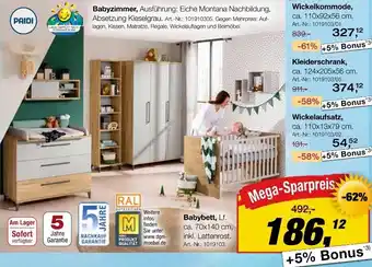 Möbel Inhofer PAIDI Babyzimmer Angebot