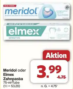 Famila Nord West Meridol oder Elmex Zahnpasta Angebot