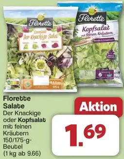 Famila Nord West Florette Salate oder Kopfsalat Angebot