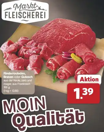 Famila Nord West Rinderrouladen, Braten oder Gulasch Angebot