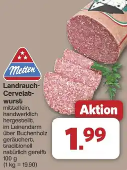 Famila Nord West Metten Landrauch Cervelatwurst Angebot