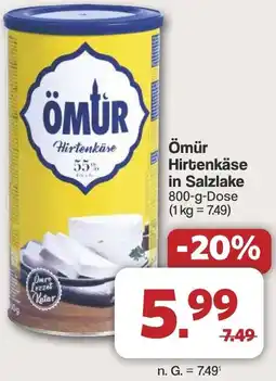 Famila Nord West Ömür Hirtenkäse in Salzlake Angebot