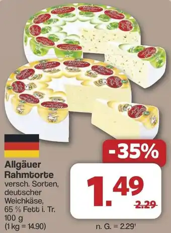 Famila Nord West Allgäuer Rahmtorte Angebot
