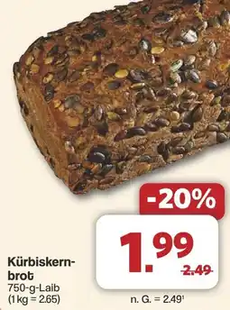 Famila Nord West Kürbiskernbrot Angebot