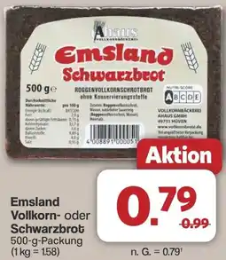 Famila Nord West Emsland Vollkorn- oder Schwarzbrot Angebot