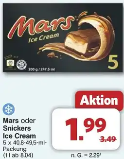 Famila Nord West Mars oder Snickers Ice Cream Angebot