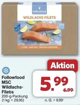 Famila Nord West Followfood MSC Wildlachs Filets Angebot