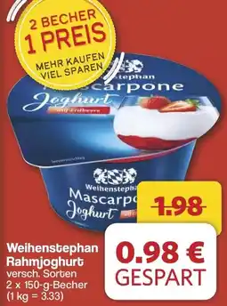 Famila Nord West Weihenstephan Rahmjoghurt Angebot