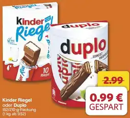 Famila Nord West Kinder Riegel oder Duplo Angebot