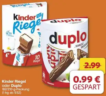 Famila Nord West Kinder Riegel oder Duplo Angebot