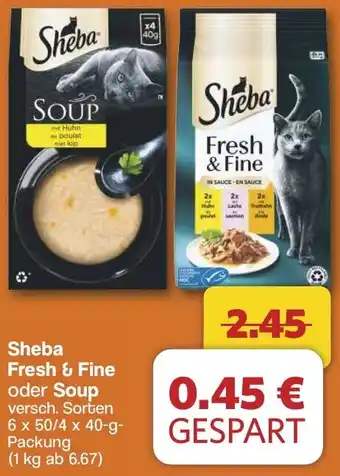 Famila Nord West Sheba Fresh & Fine oder Soup Angebot