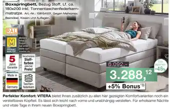 Möbel Inhofer Boxspringbett Angebot