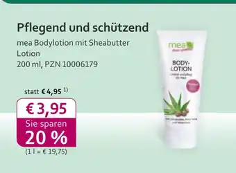 Mea Mea bodylotion mit sheabutter Angebot