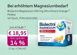 Mea Biolectra magnesium 400 mg ultra direct orange pellets Angebot