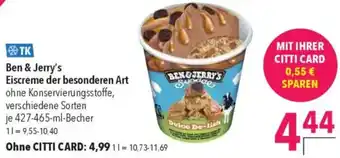 CITTI Markt Ben & Jerry's Eiscreme der besonderen Art Angebot