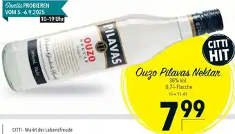 CITTI Markt Ouzo Pilavas Nektar Angebot