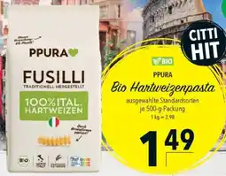CITTI Markt PPURA Bio Hartweizenpasta Angebot