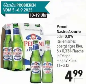 CITTI Markt Peroni Nastro Azzurro oder 0,0% Angebot