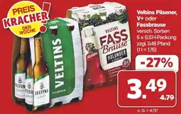 Famila Nord West Veltins Pilsener, V+ oder Fassbrause Angebot