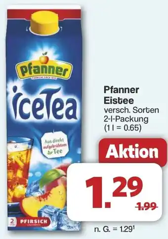 Famila Nord West Pfanner Eistee Angebot