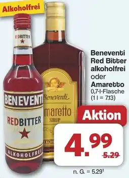 Famila Nord West Beneventi Red Bitter alkoholfrei oder Amaretto Angebot