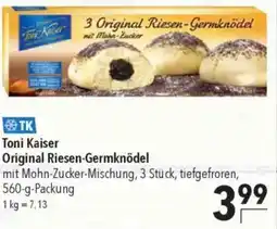 CITTI Markt Toni Kaiser Original Riesen-Germknödel Angebot