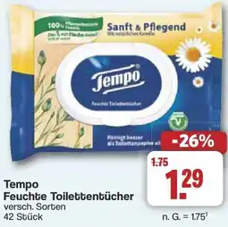 Famila Nord West Tempo Feuchte Toilettentücher Angebot