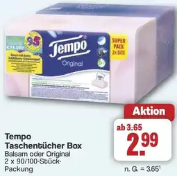Famila Nord West Tempo Taschentücher Box Angebot