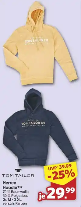 Famila Nord West TOM TAILOR Herren Hoodie Angebot