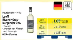 METRO Leoff Rivaner Grauburgunder QbA Angebot