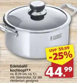 Famila Nord West HENSSLERS Edelstahlkochtopf Angebot