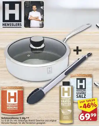 Famila Nord West HENSSLERS Schmorpfanne 5 tlg. Angebot