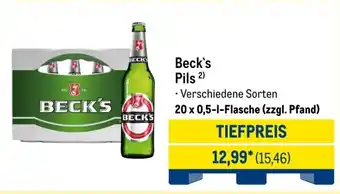 METRO Beck's Pils Angebot