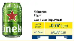 METRO Heineken Pils Angebot