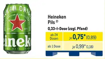 METRO Heineken Pils Angebot