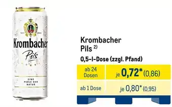 METRO Krombacher Pils Angebot