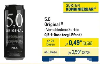 METRO 5.0 Original Angebot