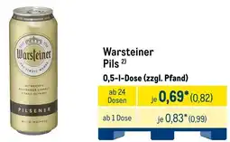 METRO Warsteiner Pils Angebot