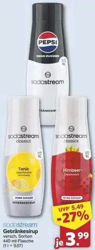 Famila Nord West sodastream Getränkesirup Angebot