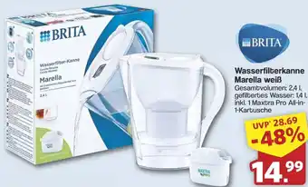 Famila Nord West BRITA Wasserfilterkanne Marella weiẞ Angebot
