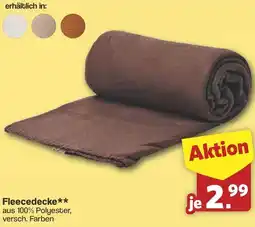Famila Nord West Fleecedecke Angebot