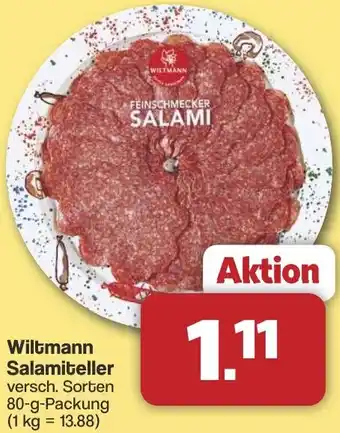 Famila Nord West Wiltmann Salamiteller Angebot