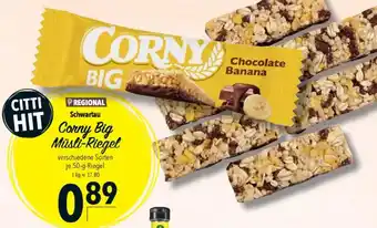 CITTI Markt Schwartau Corny Big Müsli-Riegel Angebot