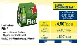 METRO Heineken Pils Angebot