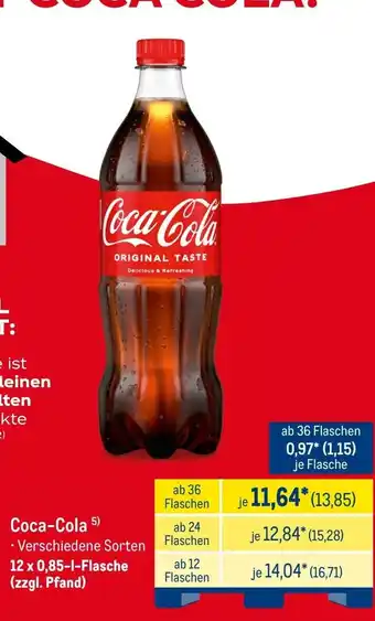 METRO Coca-Cola Angebot