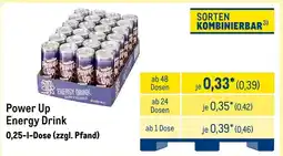 METRO Power Up Energy Drink Angebot