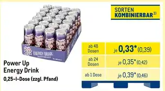 METRO Power Up Energy Drink Angebot